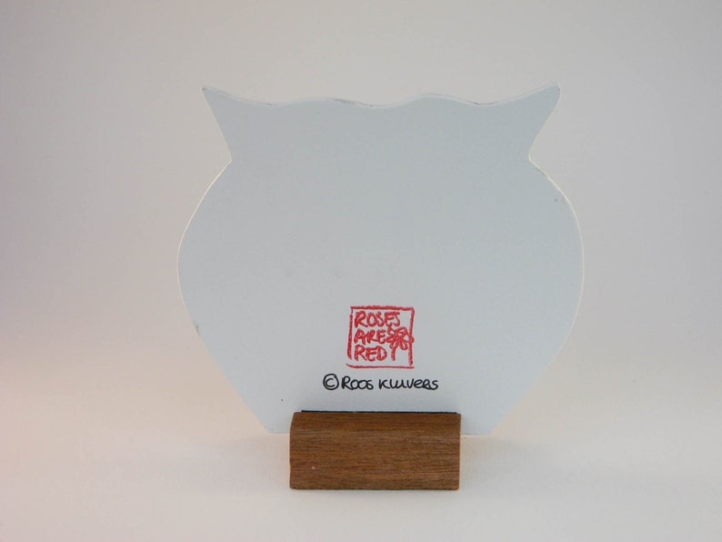 Wooden Fishbowl with a family of fishes. Ideal pet for at home or the office. Great gift image 5