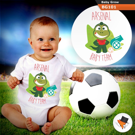 New Design Cute Arsenal Baby Football Team Fan Gunners | Etsy