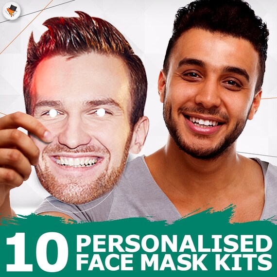 Maschere viso FOTO FAI DA TE KIT personalizzato per feste di ADDIO AL NUBILATO COMPLEANNI addio al celibato!