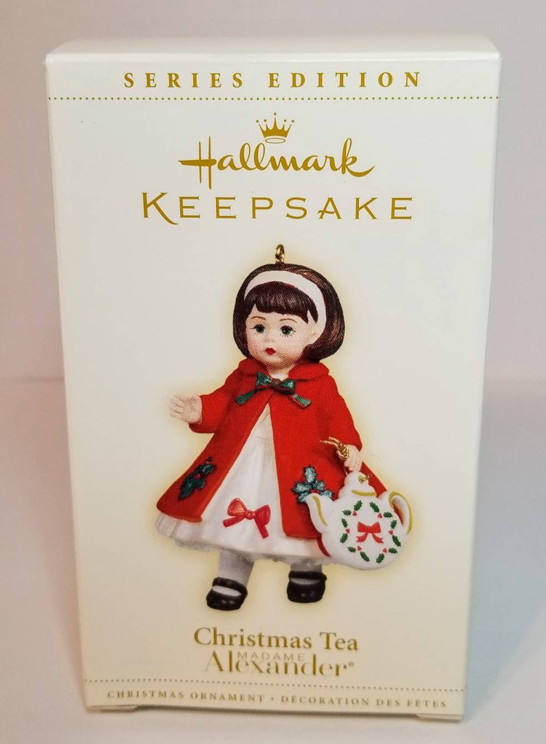 Hallmark Keepsake Madame Alexander Christmas Tea ornament. Etsy