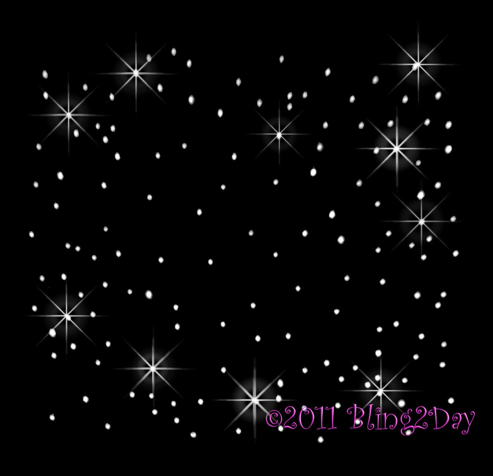 Bling Sheet 12 X 12 CLEAR Random Scattered Iron on Rhinestone Transfer