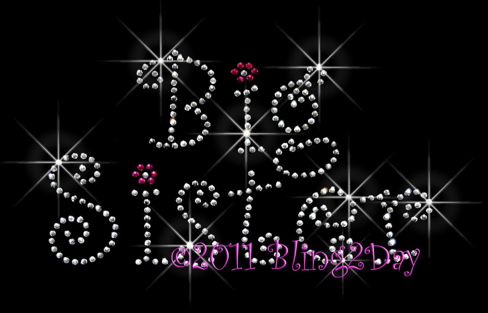 Big Sister Which Sister Are You Iron on Rhinestone | Etsy
