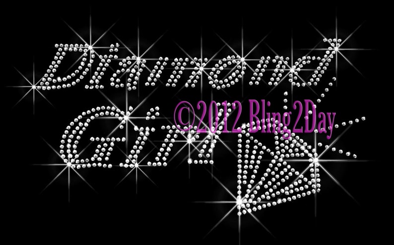 2 Clear Crystal Cross Iron on Rhinestone Transfer Hot Fix Bling