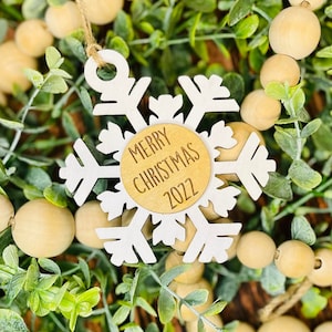 Christmas Ornament SVG Glowforge | Ornament SVG Files | Glowforge Ornament SVG | Christmas Ornaments Svg Laser | Snowflake 2022