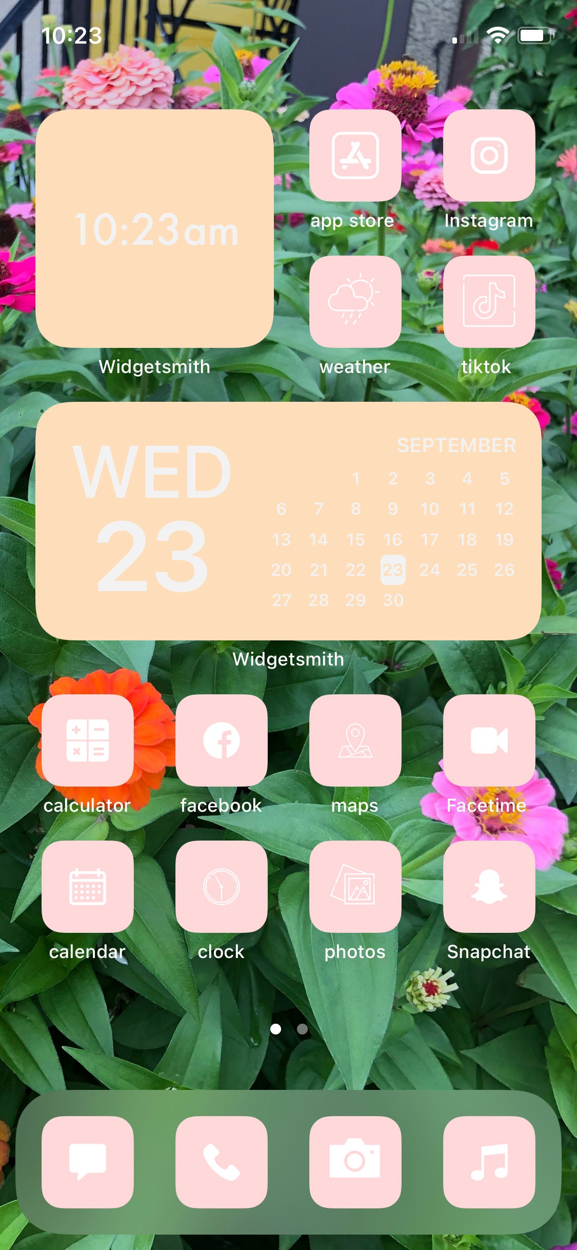 Light Pink Aesthetic iOS 14 app icons social media icons Etsy