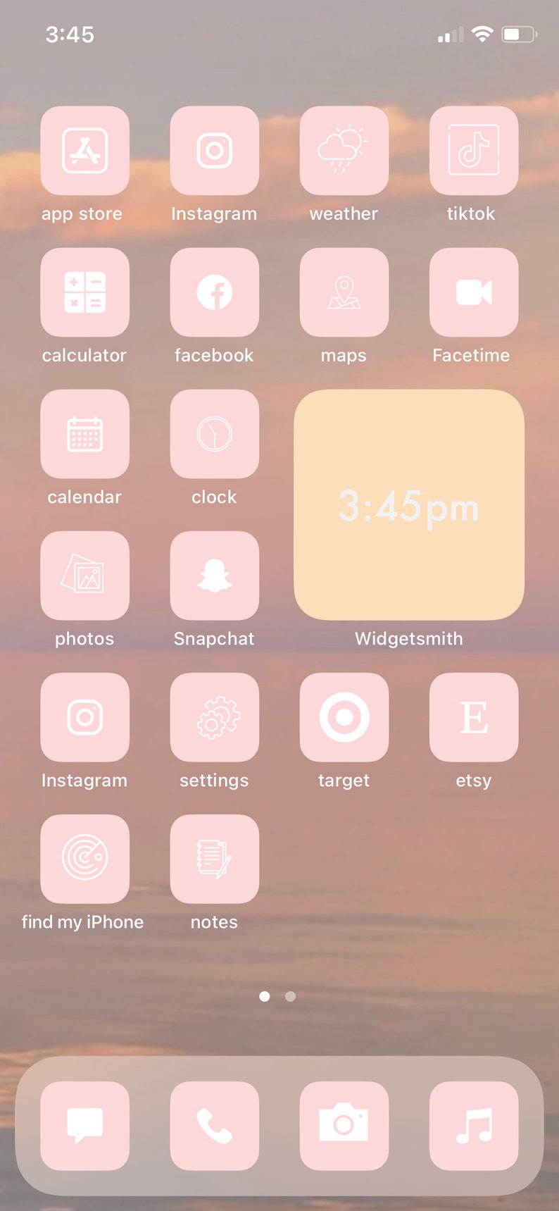 aesthetic icons ios social