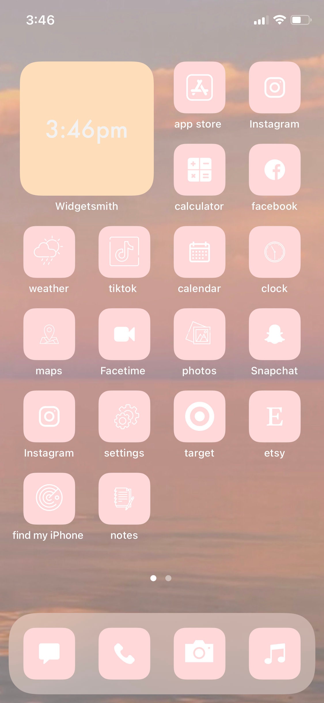 pink facetime logo