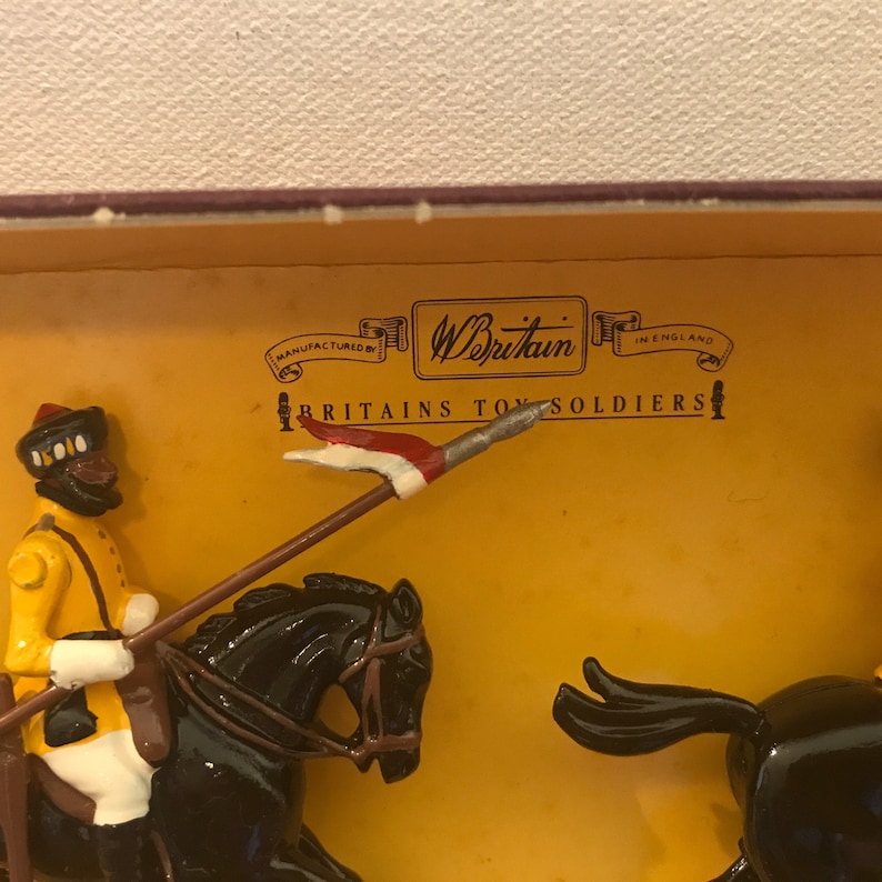 W.Britian 1st Duke of York/'s Own Lancers Britians Toy Soldiers in Original Box with Original Labels Vintage Toy Soldiers Skinner Horse