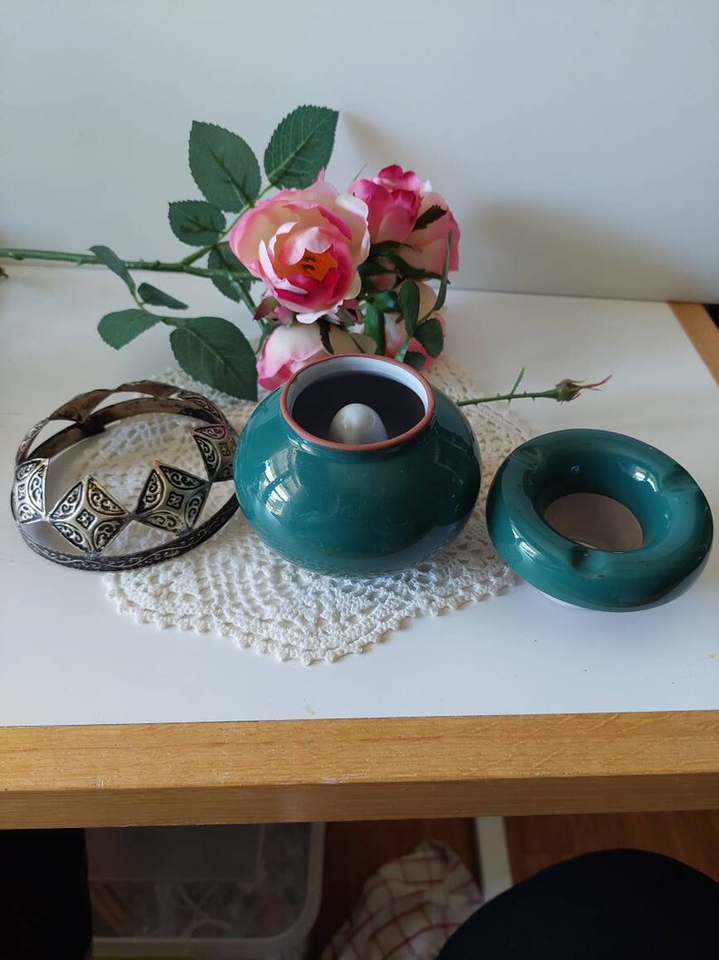Smokeless Ceramic Moroccan Ashtray Etsy