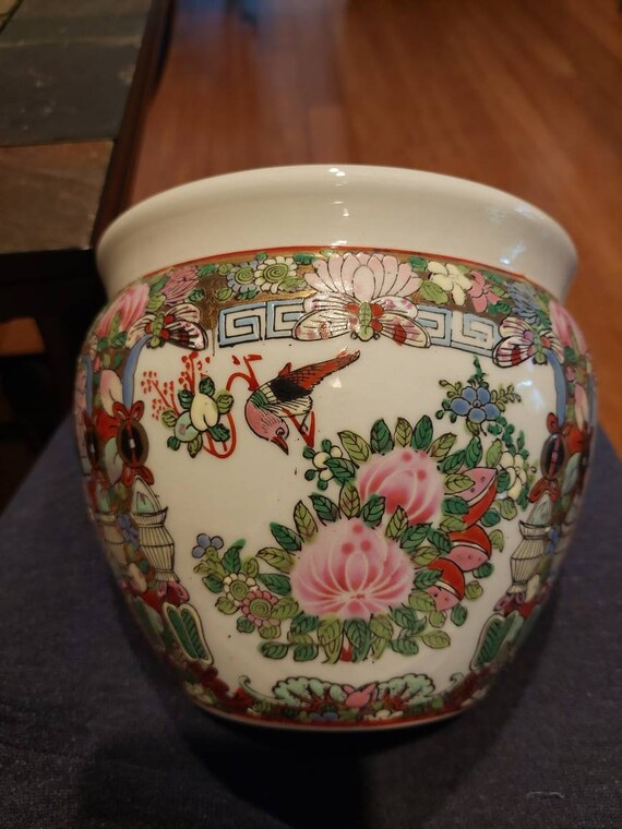 Japanese Porcelain Fish Bowl Planter. Etsy