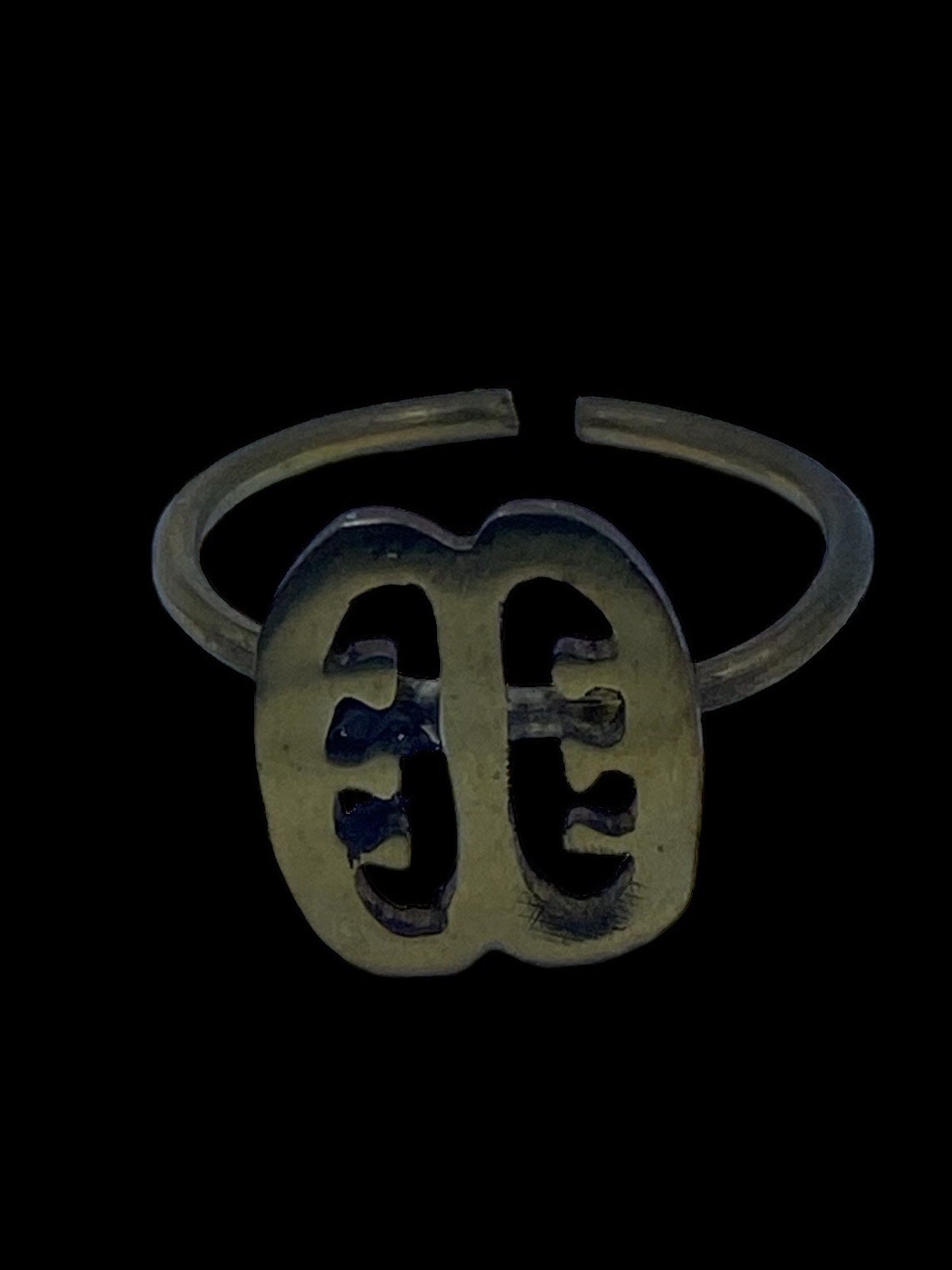 Adinkra Symbol Cuff Ring - ESE NE TEKREMA - Symbolizes Friendship and ...