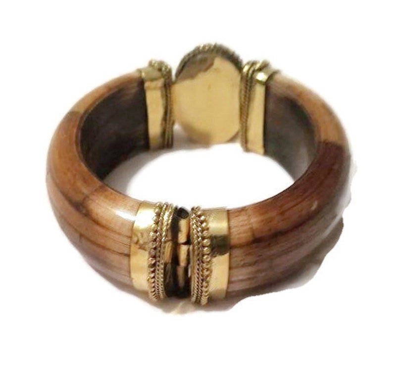 Moonstone & Maat charm on a hinged bracelet. Egyptian Kemetic Jewelry StraightPathJewelry EgyptianJewelry image 10