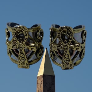 Two Ankh Rings: Ancient Egyptian Eternal Life Jewelry