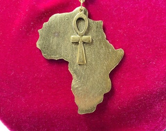 Women's History Month! Sale: 24% Off Pewter Ankh Pendant With Gold-Plated Chain #StraightPathJewelry #Ankh #AncientEgyptian