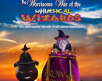 Audio book Teaser Sample 3 minutes. The Worrisome Wizard War fun silly humorous book for all ages. Wizards, Dragons magic, duel.