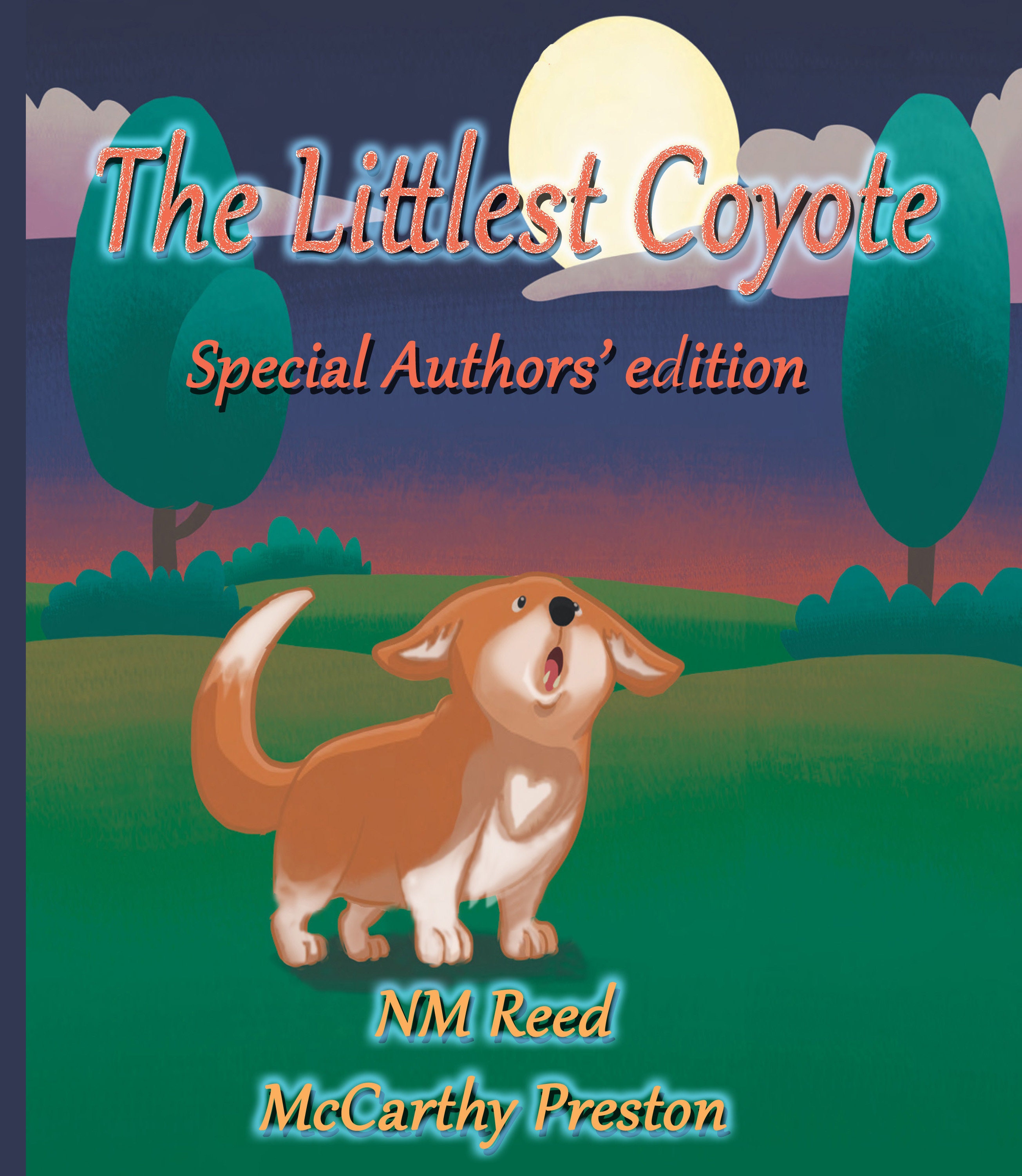 The Littlest Coyote story, adorable coyote on adventure. Pdf printable file. 25 pages.