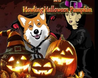 Book the Howling Halloween Pumpkin with the Littlest Coyote paper or hardback