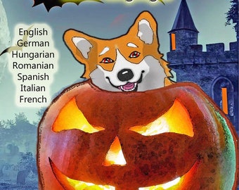 PDF printable the Howling Halloween Pumpkin with the Littlest Coyote