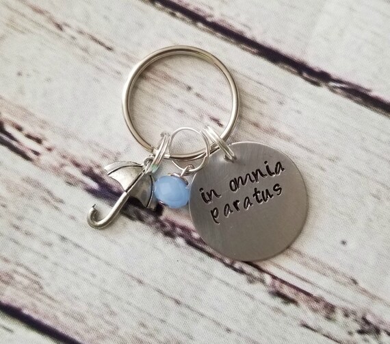 Gilmore Girls Rogan In Omnia Paratus Hand Stamped Etsy