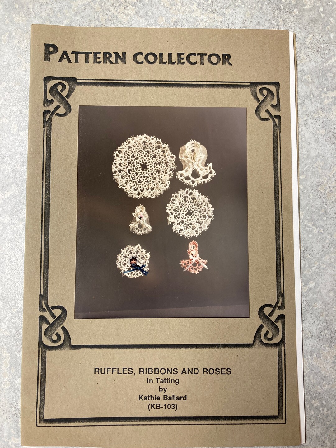 Tatted Ribbon Ruffles, Ribbons & Roses Tatting Pattern: Shuttle Tatting Instructions ...