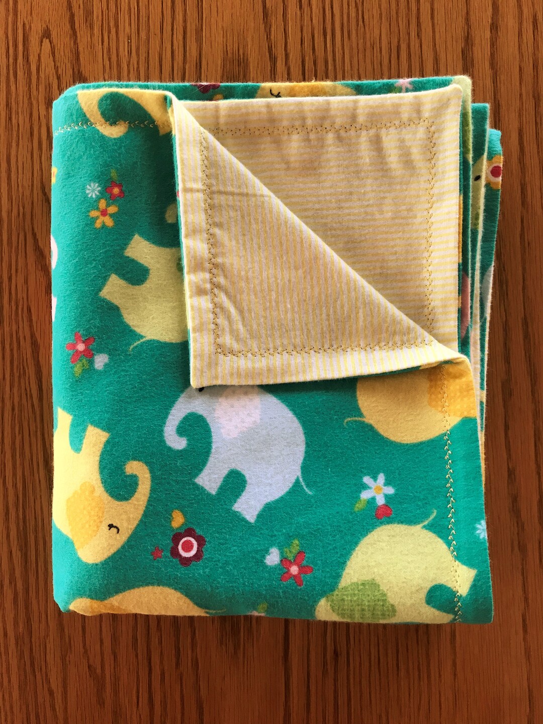 Flannel Blanket / 40 X 34 Double Layer Flannel Baby Blanket / Etsy