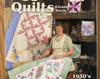 Egg Money Quilts by Eleanor Burns / Quilt Book / Quilt Patterns / Quilting Designs / Quilt Instructions / 1930s Vintage Sampler Quilt Design