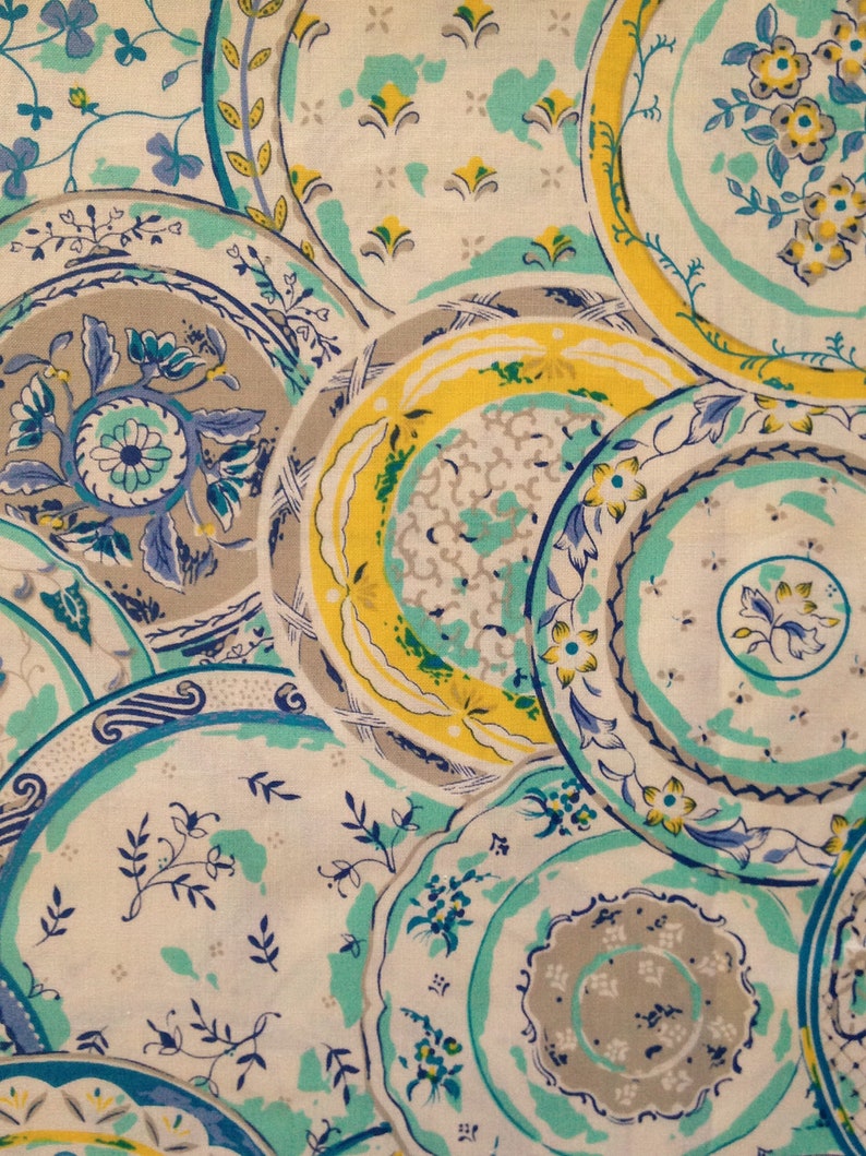 Farmhouse Pillowcase Victorian Pillowcase Handmade Pillowcase Farmhouse Decor Blue and Yellow Pillowcase Pillowcase