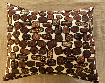 Chocolate Pillowcase / Envelope Pillowcase / Travel Pillowcase / Candy Pillowcase / Chocolate Lover Gift / Box of Chocolates / Chocolates