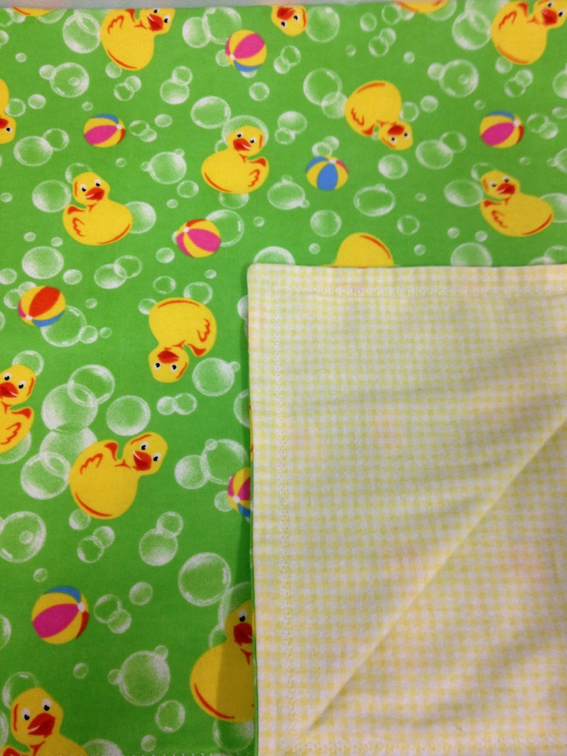 Rubber Ducky Flannel Blanket Flannel Blanket Rubber Ducky Baby Blanket Duck Flannel Duck Blanket Duck Bedding Duck Theme