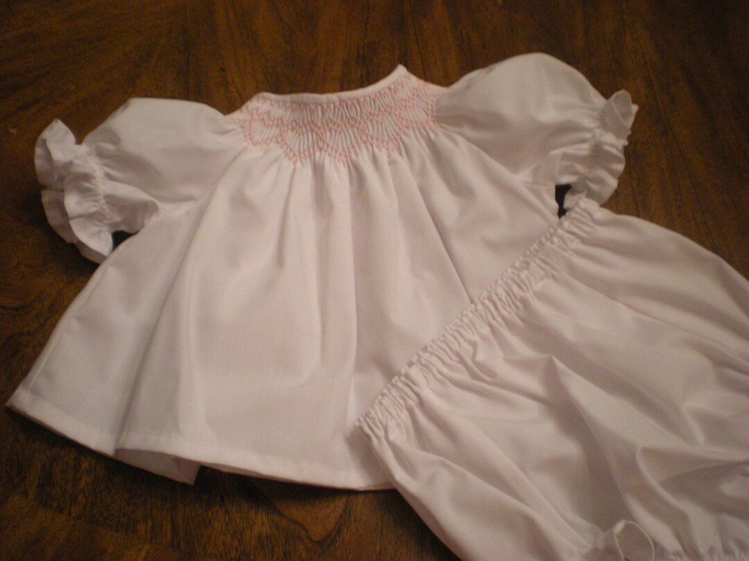 Smocked Bishop Diaper Set - Rainbow