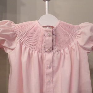 Ready to Smock button front long dress
