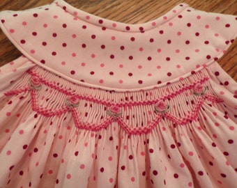 Smocked shirt and diaper cover for girls