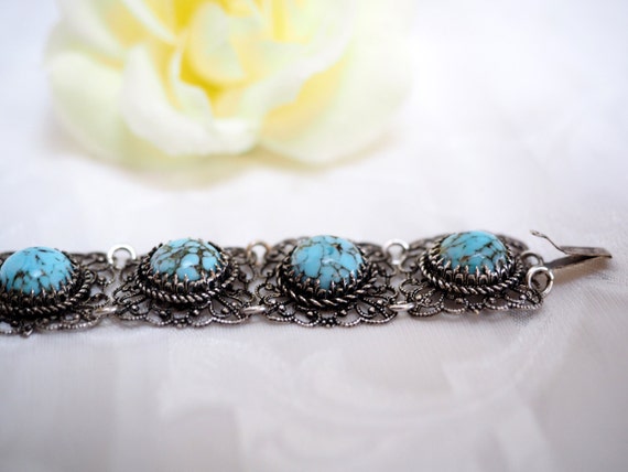 Turquoise ~ Statement ~ Pendant ~ Vintage ~ Retro ~ Stylish ~ Awesome Matrix ~