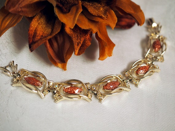 Chic EMMONS Copper Brown Gold Bracelet (Bridesmai… - image 1