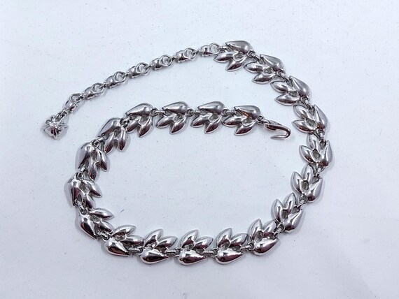 Vintage BOGOFF Clear Rhinestone Choker Necklace: … - image 6