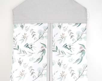 Nappy Stacker - Diaper Stacker with Eucalyptus Leaf design