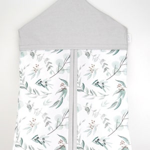 Nappy Stacker Diaper Stacker with Eucalyptus Leaf design image 1