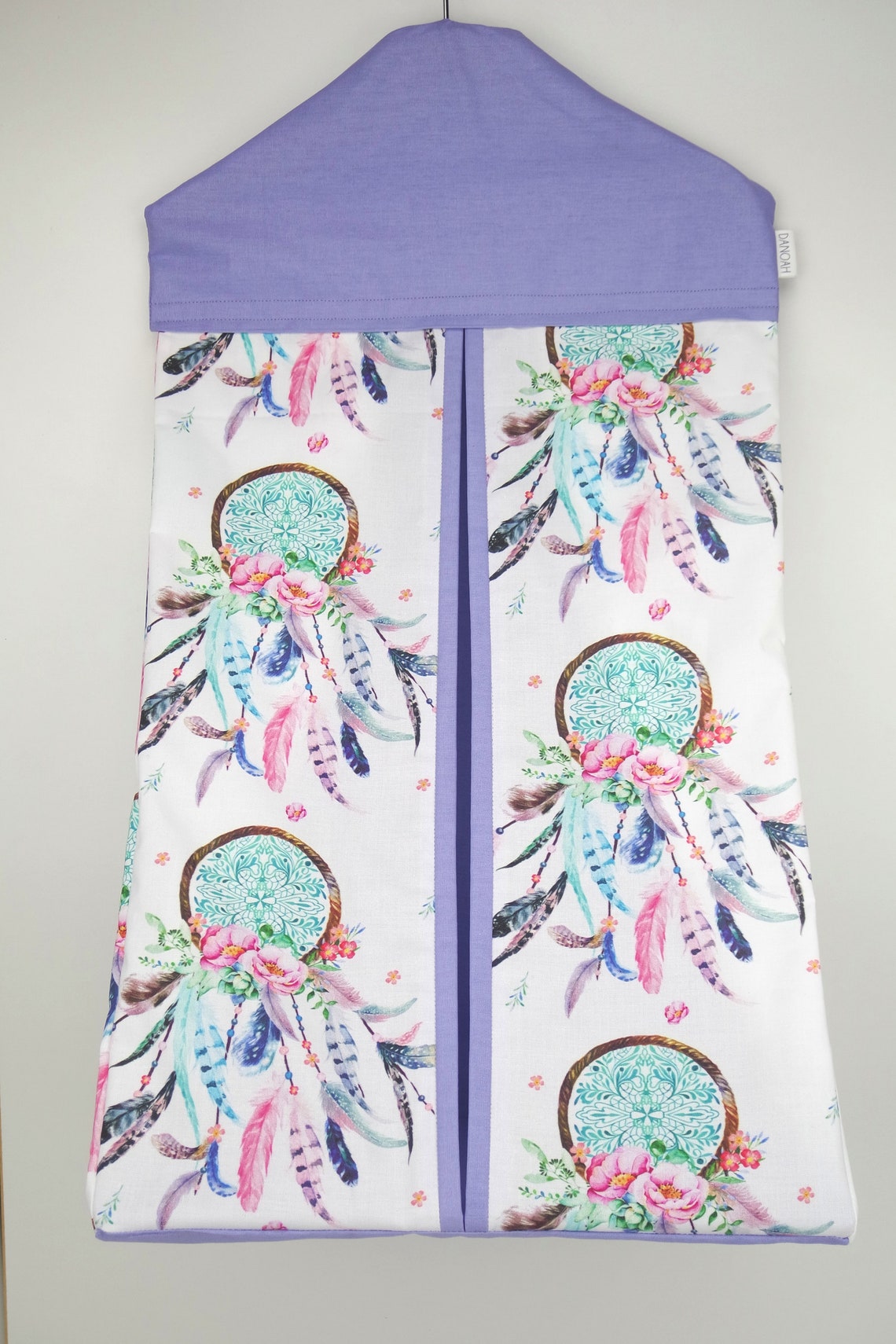 Dreamcatcher Nursery Set in Purple // Dreamcatcher Crib Set Etsy