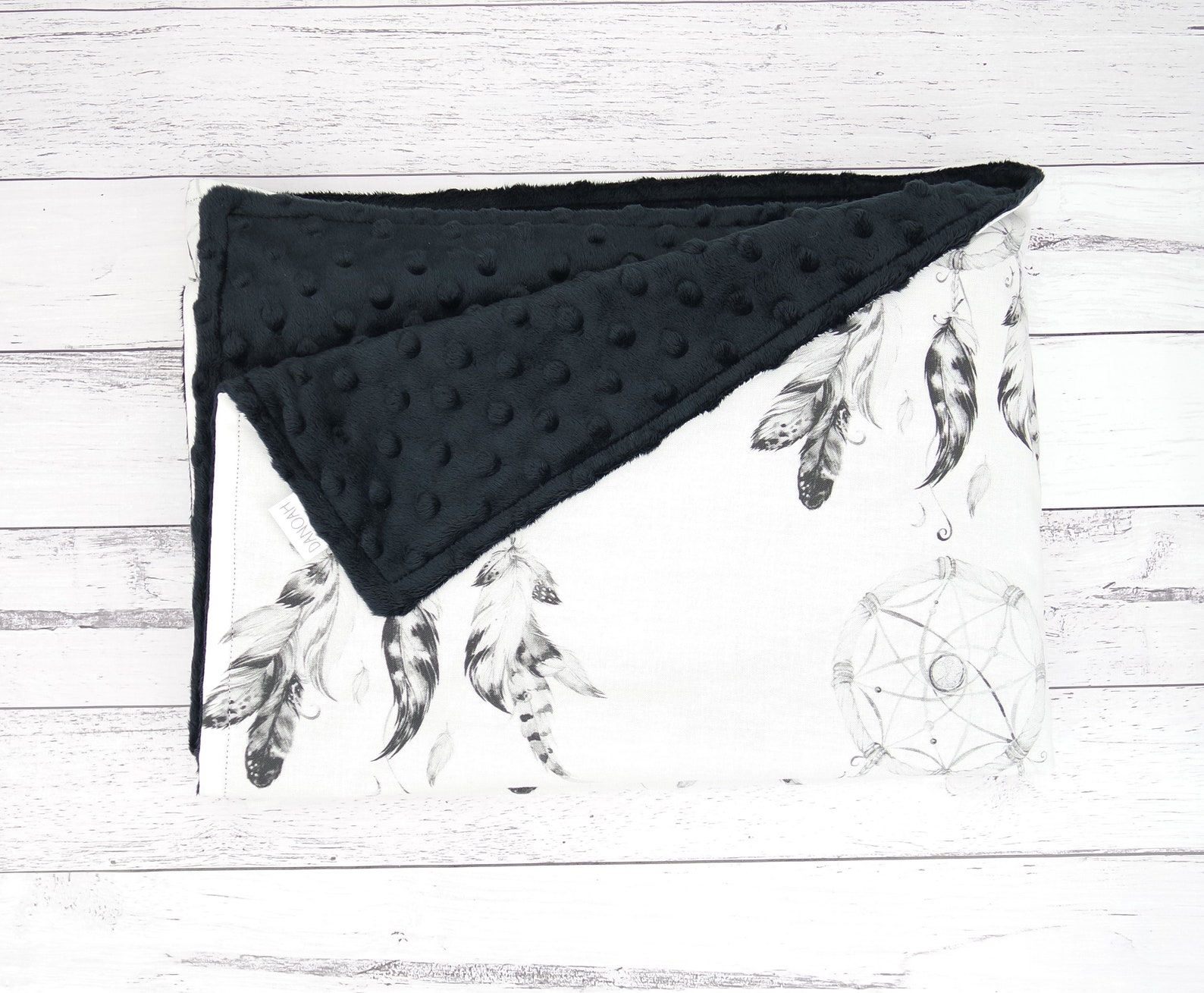 Dreamcatcher Nursery Set in Black // Dreamcatcher Crib Set Etsy