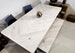 Reclaimed Dining Table - Herringbone Style - Square & Hairpin Leg - Rustic Style 