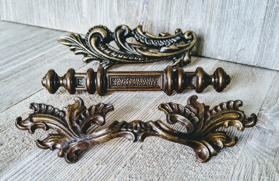 Drawer Pulls Decorative Dresser Handles Cabinet Hardware Etsy