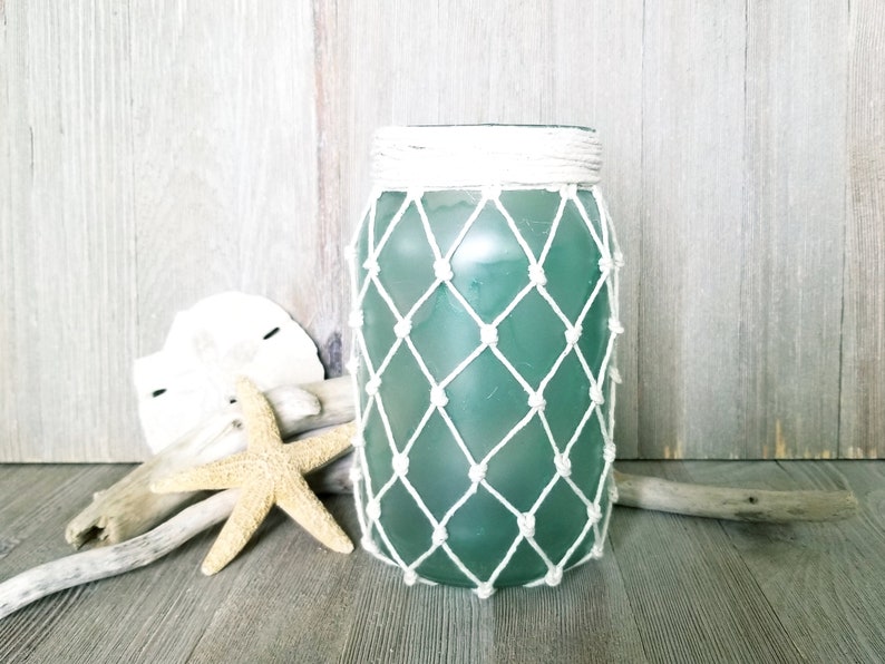 Mason Jar Lantern Twine Wrapped Large Jars Rustic Wedding - Etsy