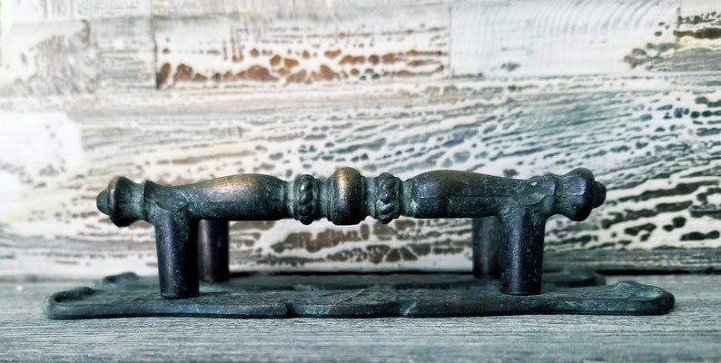 3 Inch Mounting Set of Two Rustic Decorative Dresser Handles Vintage Drawer Pulls 2 Piece Cabinet Hardware