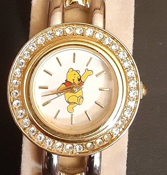 Vintage Pooh Bear Watch With Interchangeable Bands and Bezel  display picture 3