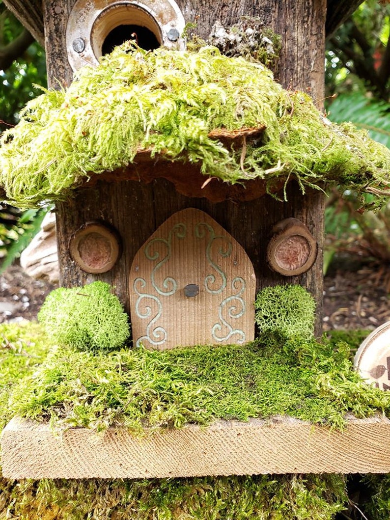 Rustic birdhouse hobbit birdhouse fairy birdhouse whimsical Etsy
