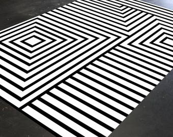 geometric rug pattern seamless black and white rug geometric mid century modern office decor abstract living room home office retro decor rug etsy geometric rug pattern seamless black and white rug geometric mid century modern office decor abstract living room home office retro decor rug etsy