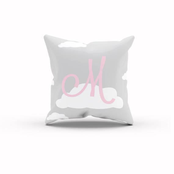 Monogram Decorative Pillow Cloud Pillow Cloud Nursery Art Etsy Custom Monogrammed Decorative Pillows Monogram Decorative Pillow Cloud Pillow Cloud Nursery Art Etsy Custom Monogrammed Decorative Pillows