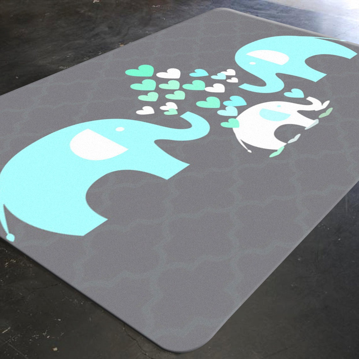 Elephant Rug Elephant Nursery Decor Rugs for Nursery Boy Etsy