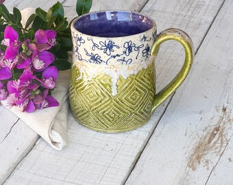 Blossom Wildwood Collection/Coffee Mug/Handmade Ceramics