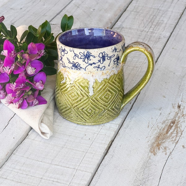 Blossom Wildwood Collection/Coffee Mug/Handmade Ceramics